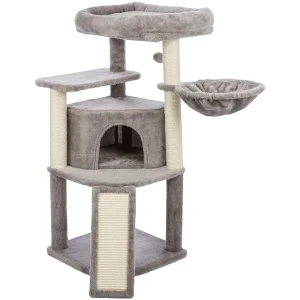 TRIXIE Adriana Cat Tree Tower W/ Sisal Posts, Cozy Condo & Elevated Perch Indoor Cat Furniture